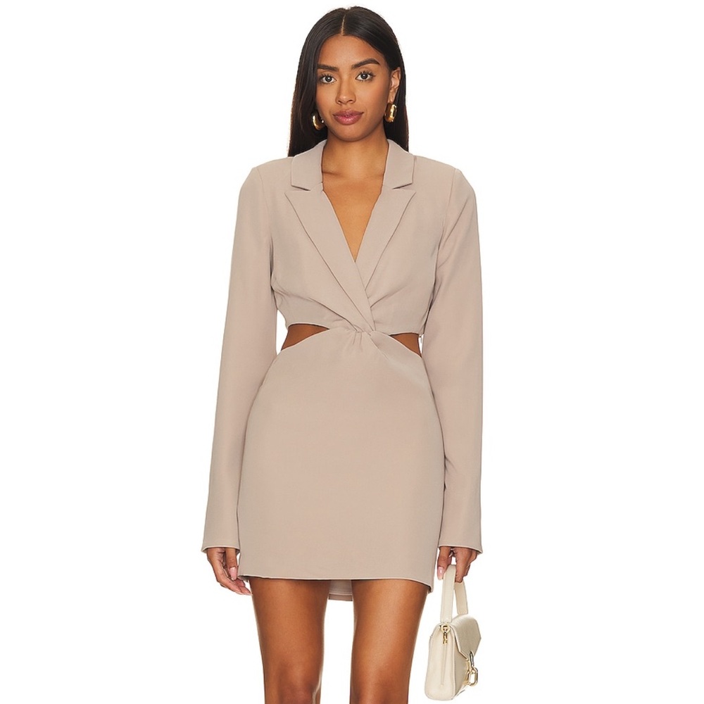 Revolve Beige Blazer Dress Majorelle - Picture 2 of 9